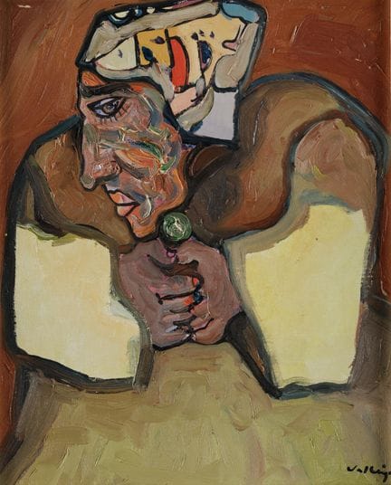 JUAN JOSE VALLEJO 
Burgos (1949)
„Ohne Titel“
Öl a