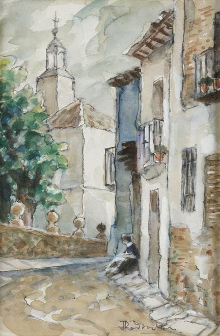 JOSE REDONDELA 
Vigo (1895) / (1997)
« Rue de vill