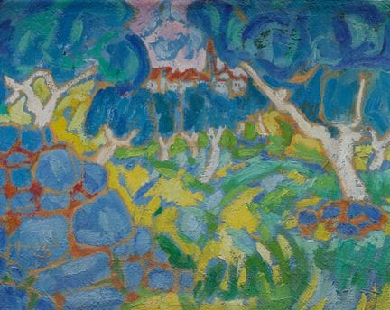 JOSE ARMENGOL 
Lérida (1954)
„Landschaft“
Öl auf L
