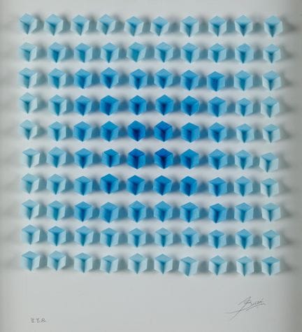 JULIO BAUZA 
Uruguay (1936)
"Trirectangular Trihed