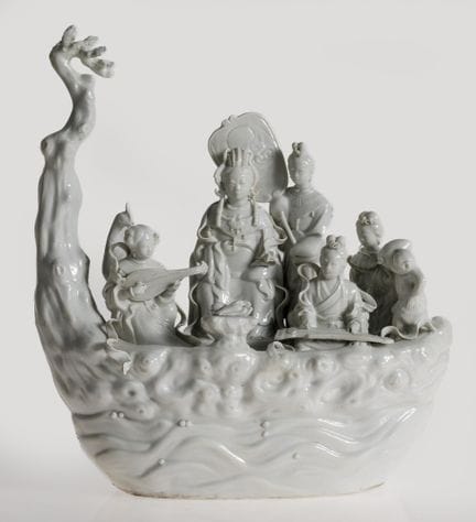 Ensemble en porcelaine « Blanc de Chine », Chine, 