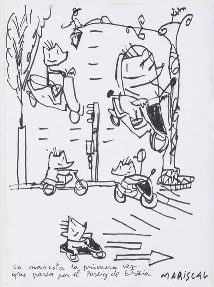 MARISCAL 
Valence (1950)
« Cobi à moto sur le Pass