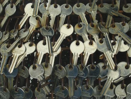 JUAN MUGURUZA 
Getxo, Vizcaya (1945)
"Keys"
Fotogr