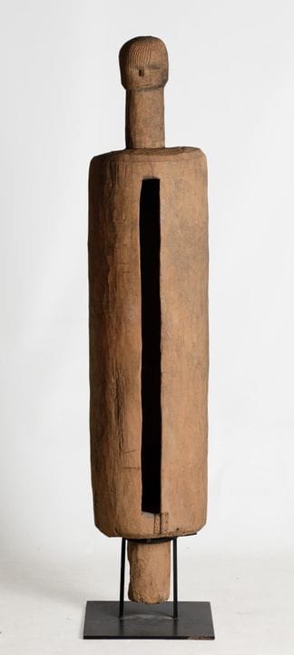 Tambour anthropomorphe, culture igbo, Nigeria
En b