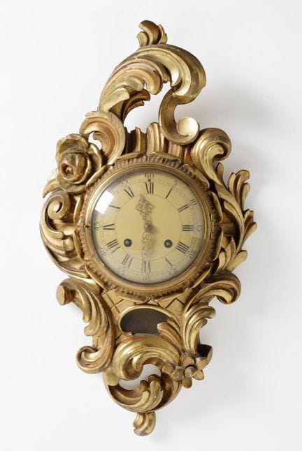 Reloj de cartel de estilo Luis XV, siglo XX
Con me
