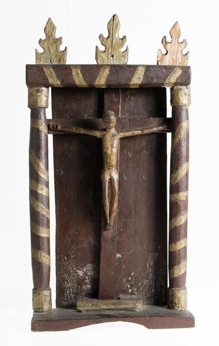 "Nicchia con Cristo sulla croce", opera popolare, 