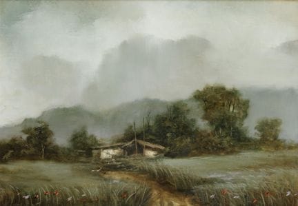 CARLOS MORAGO 
Madrid (1954)
„Feld mit Mohnblumen“