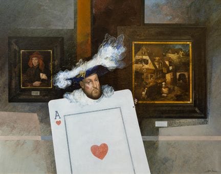 MANUEL LOPEZ HERRERA 
Madrid (1946)
„George V“
Öl 