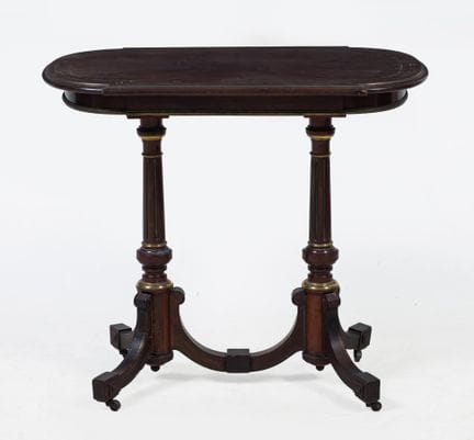 Tavolo ovale, stile Napoleone III, Francia, XIX se
