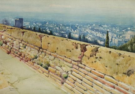 EUGENIO GOMEZ MIR 
Granada (1877) / (1938)
"Veduta