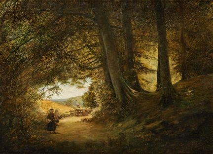ENGLISCHE SCHULE 
(19. Jahrhundert)
„Waldlandschaf