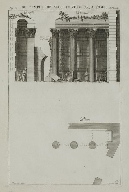 ANTOINE BABUTY DESGODETZ 
Parigi, Francia (1653) /