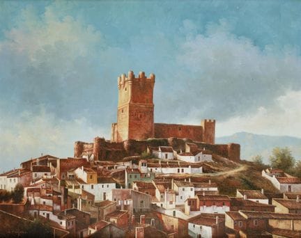 OCTAVIO SAN JUAN 
(XX secolo)
"Villena"
Olio su te