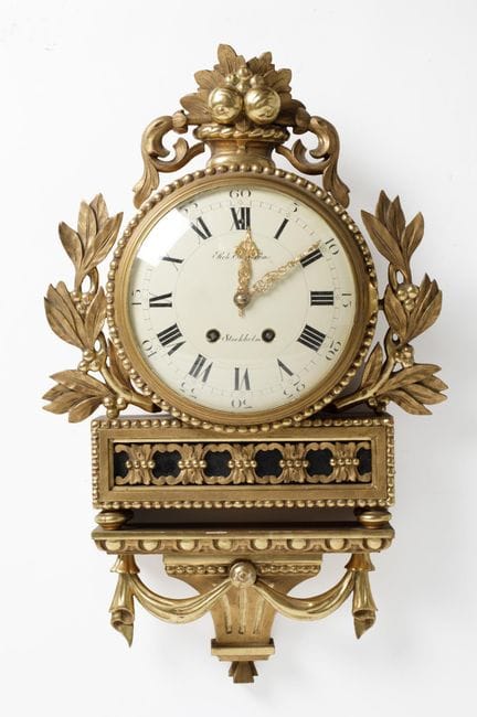 Reloj de pared de estilo Luis XVI, Estocolmo, sigl