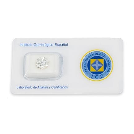 DIAMANT, BRILLIANT-SCHLIFF, 3,07 CT, MIT IGE-ZERTI
