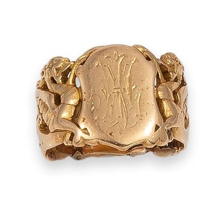 BAGUE, TYPE CHARMETTE, OR
Charmette en or jaune 18