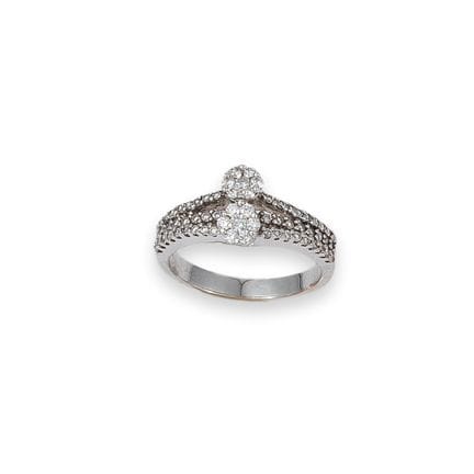 RING, GOLD UND DIAMANTEN
Ring aus 18-karätigem Wei