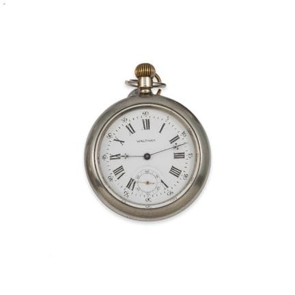 WALTHAM-STAHLUHR, UM 1920
WALTHAM-Taschenuhr aus S