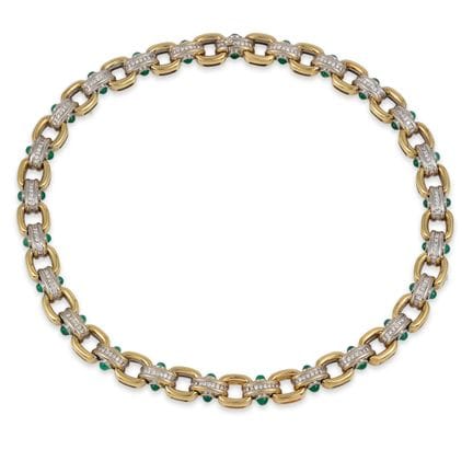 COLLAR CHOKER, FIRMADO POR SENDON, DE ORO, DIAMANT
