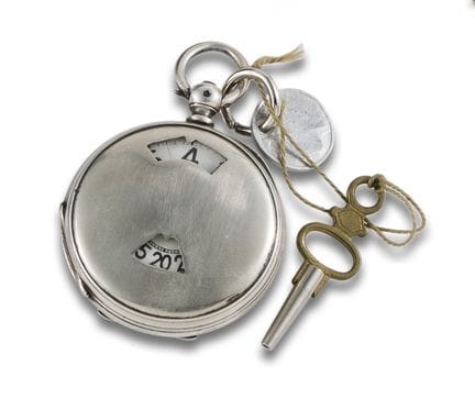 SILBERNE DAMENUHR, UM 1880
Damenuhr aus Silber, um