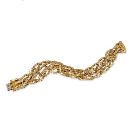 BRACELET, OR
Bracelet en or jaune 18 carats compos
