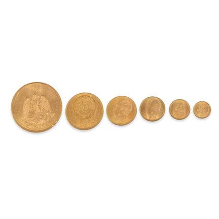 LOTTO DI MONETE D'ORO MESSICANE
Lotto composto da 