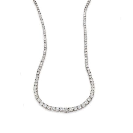 COLLAR CHOKER, ESTILO RIVIERE EN ORO Y DIAMANTES
C