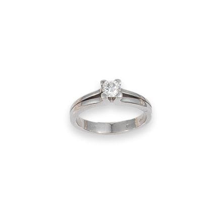 SOLITÄR-RING, GOLD UND ZERTIFIZIERTER DIAMANT
Soli