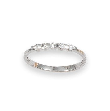 ANELLO IN ORO BIANCO CON DIAMANTI
Anello in oro bi