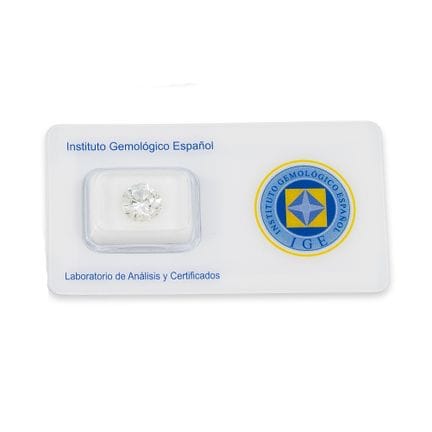 DIAMANT, BRILLANT-SCHLIFF, 3,04 ct, MIT IGE-ZERTIF