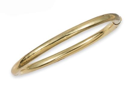 BRACELET, OR JAUNE 14 CARATS
Bracelet semi-rigide 