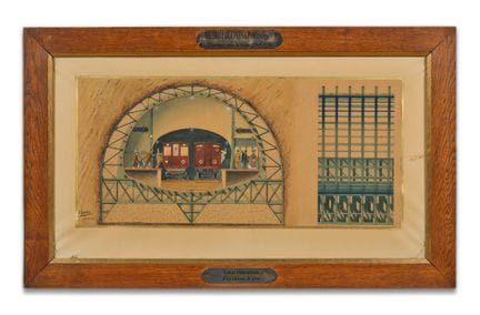 ◊JEAN LORMIER (20. Jahrhundert)
Pariser U-Bahn, Li