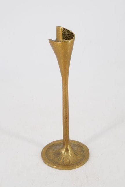 FRENCH WORK, circa 1970
Art Deco-style bronze cand