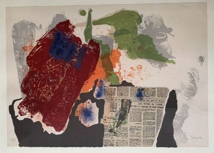 Paul REBEYROLLE (1926–2005)
Collage, c. 1980.
Colo