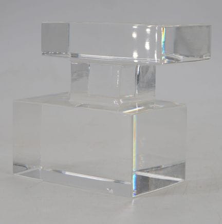 Kunstglasmanufaktur ARYSTAL, um 1980.
Briefbeschwe