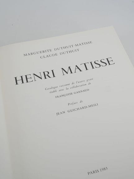 Marguerite DUTHUIT-MATISSE und Claude DUTHUIT
Werk