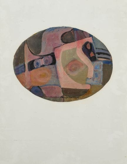 Maria MANTON (1910–2003)
The Hourglass, 1991
Oil o