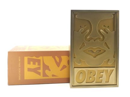 Shepard OBEY FAIREY (born in 1970)
Icon Face Sculp