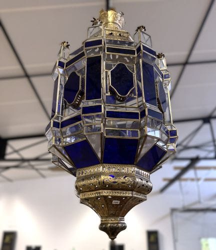 Gran lámpara oriental, 116 de altura y 60 cm de di