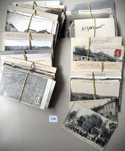 Alte und moderne Postkarten: Melay, Maizières-sur-