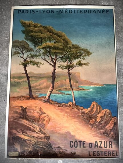 Manifesto di viaggio «Costa Azzurra-l’Esterel» di 
