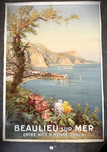 Manifesto pubblicitario turistico (circa 1920-30) 