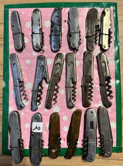 Collection de 18 tire-bouchons/limonadiers