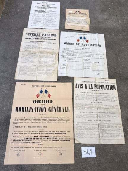 Manifesto “Difesa passiva” Ordine di requisizione 