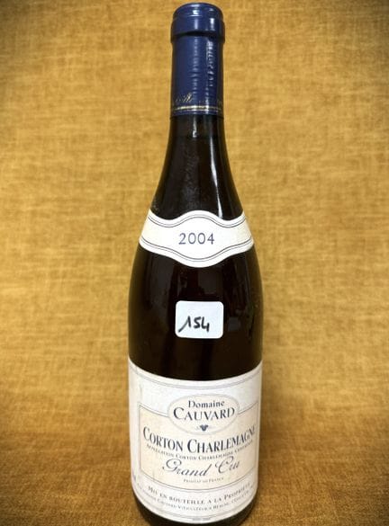 Bouteille CORTON Charlemagne Cauvard 2004