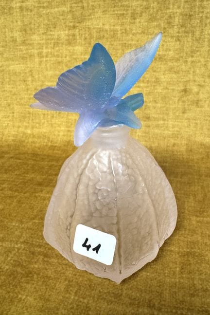 DAUM Flacon à parfum de prestige en pâte de verre 