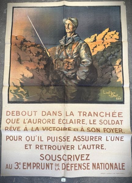 2 manifesti intitolati «L’Aurore» Marne, Yser, Som