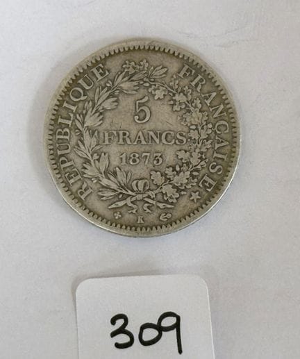 5 Francs 1873