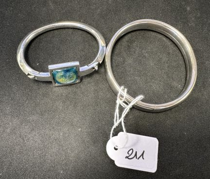2 Armbänder aus Silber, Art.-Nr. 52g42