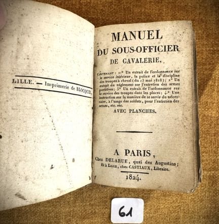 Handbuch für Unteroffiziere der Kavallerie, Auszug
